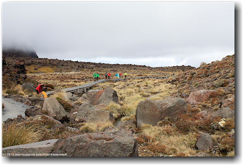 tongariro alpine crossing track bei den soda springs