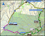 karten und hoehenprofil tongariro alpine crossing