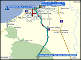 karten und hoehenprofil der fahrten in und um new plymouth