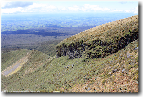 flanke des mount taranaki