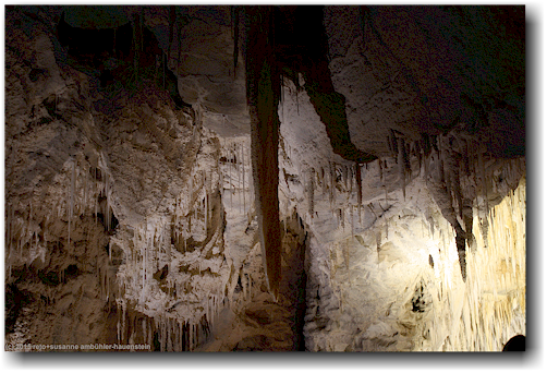 stalaktiten in der waitomo ruakuri cave
