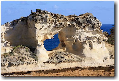 gesteinsformation an der kueste bei loch ard gorge