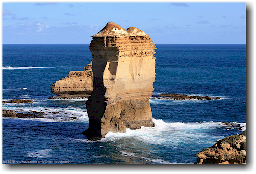 gesteinsformation an der kueste bei loch ard gorge