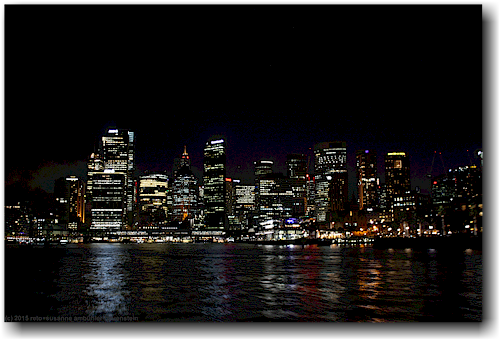sydney downtown bei nacht