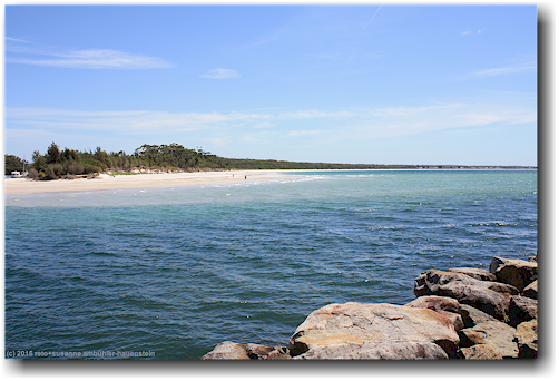 kueste der jervis bay bei huskisson