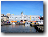 kauppatori - markt beim hafen von helsinki