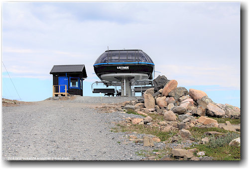 bergstation der sesselbahn auf dem dundret bei gaellivare