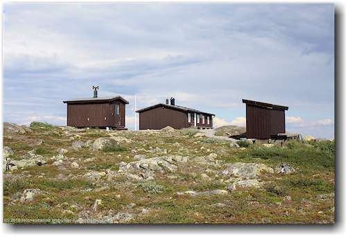 toppstugan auf dem stora toppen des dundret bei gaellivare