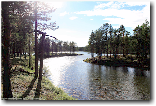 wasserarm des saggat beim camping arrenjarka