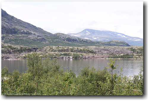 wasserfaelle beim naturum im stora sjoefallets nationalpark
