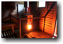 sauna auf dem campingplatz gielas in arvidsjaur
