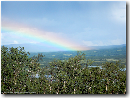 regenbogen ueber dem taernasjoen