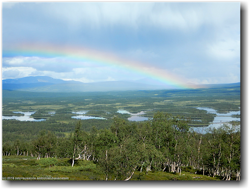 regenbogen ueber dem taernasjoen