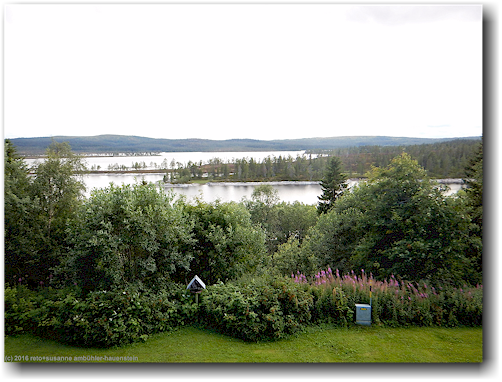 blick von der fjaellstation anjan auf den gleichnamigen see
