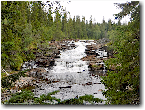 oevre storvallforsen im storvallan bei kolasen