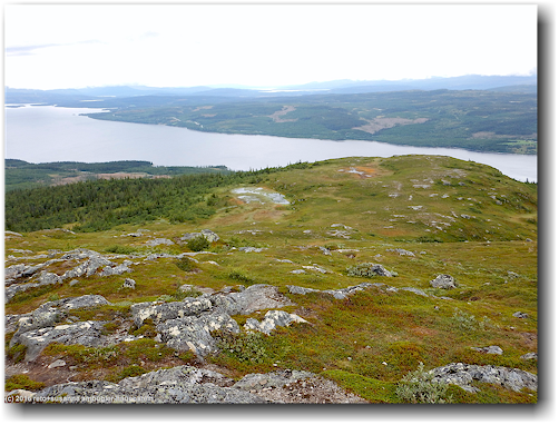 blick vom gifpel des suljaetten richtung norden mit kallsjoen im hintergrund