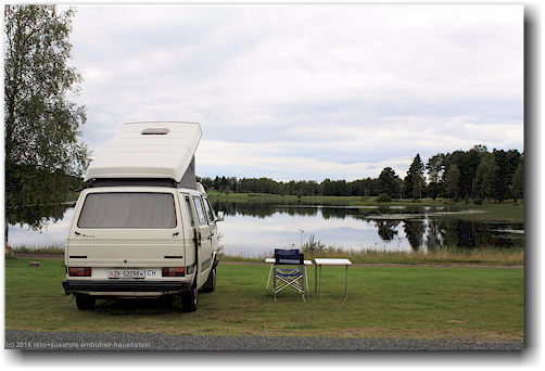 unser joker auf dem campingplatz in malung