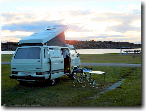 abendstimmung auf dem stockens camping
