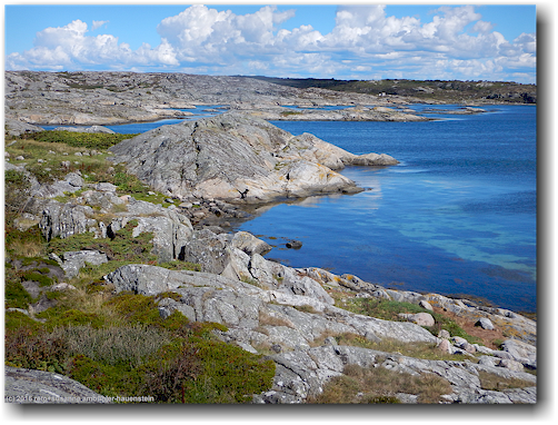 kueste der insel arholmen im skagerrak bei stocken
