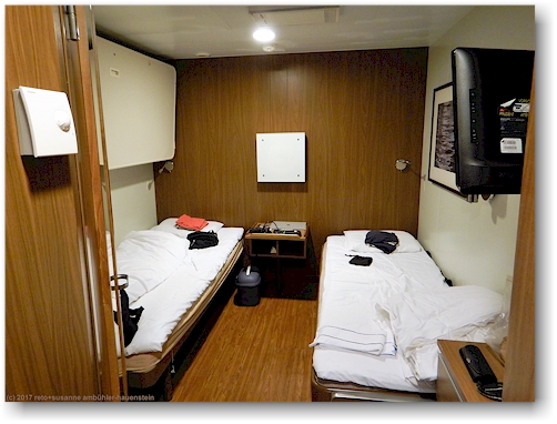 fensterlose 3-bett kabine an bord der finnmaid