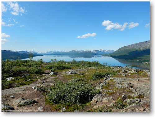 blick vom salmivaara auf den westlichen kilpisjaervi