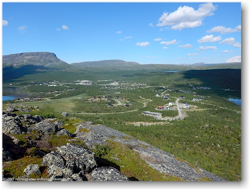 blick vom salmivaara auf kilpisjaervi