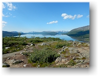 blick vom salmivaara auf den westlichen kilpisjaervi