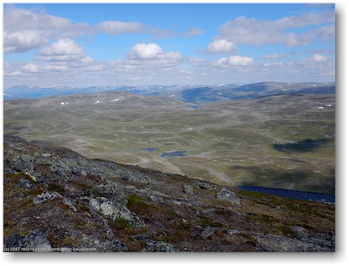 blick vom gipfel des saana auf die finnische hochebene