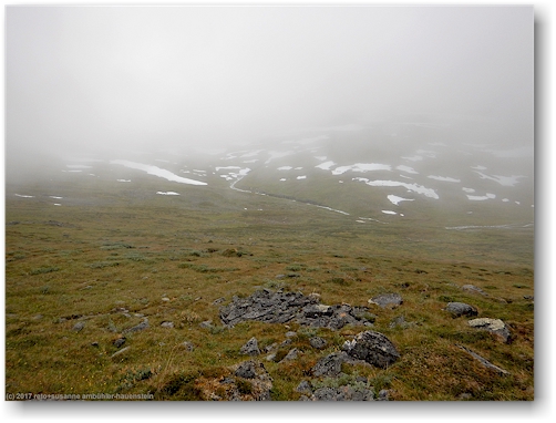 oberlauf des gohpasjohka im nebel
