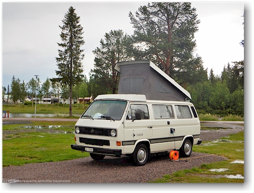 unser jogi auf dem camping gaellivare