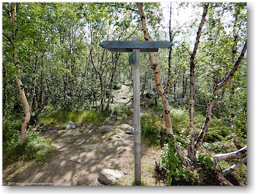 wegweiser auf dem kungsleden