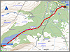 route abisko fjaellstation - abiskojaurestugorna