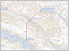 geplante route kaitumjaurestugorna - teusajaurestugorna - vakkotavare