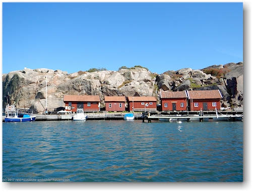 fiskehamn auf der insel stora kornoe im skagerrak nahe lysekil