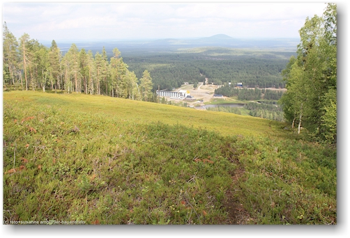 skipiste und hotel am suomutunturi