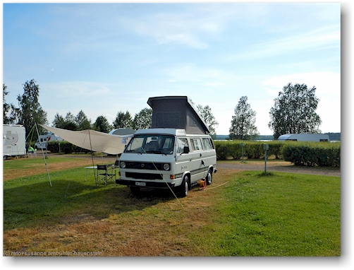 unser jogi auf dem campingplatz kemijaervi