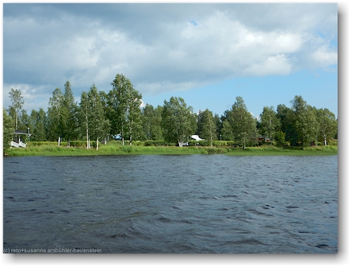 campingplatz kemijaervi am ufer des poeylioejaervi
