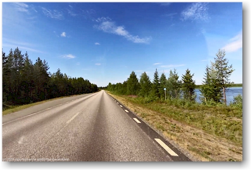 strasse 395 entlang des torneaelven