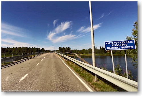 muonioaelven - grenzefluss zwischen finnland und schweden