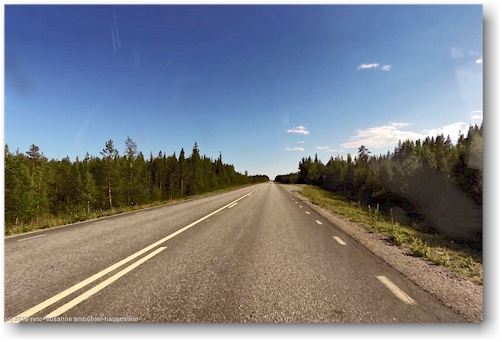 strasse E45 noerdlich von jokkmokk