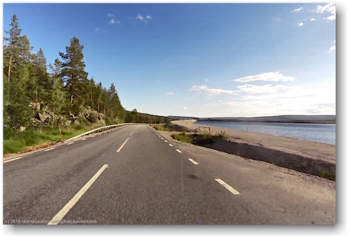 strasse 45 entlang des stora luleaelven