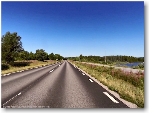 strasse 97 zwischen dem jokkmokk camping center und jokkmokk