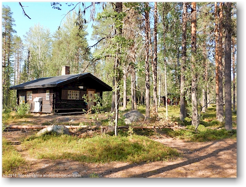 schutzhuette muddusagahtjaldak im muddus nationalpark