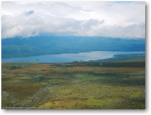 blick aus dem helikopter auf den langas