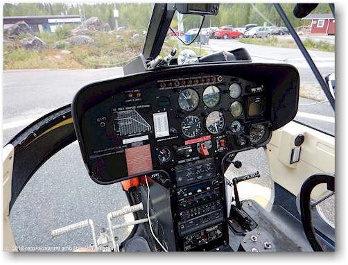 cockpit unseres helikopters