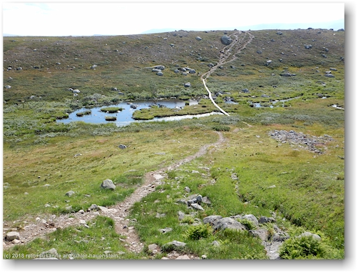 kungsleden durch ein kleines seitental des tjappisjakatj