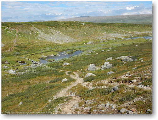 kungsleden durch ein kleines seitental des tjappisjakatj