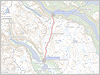 geplante route saltoluokkta - sitojaurestugorna
