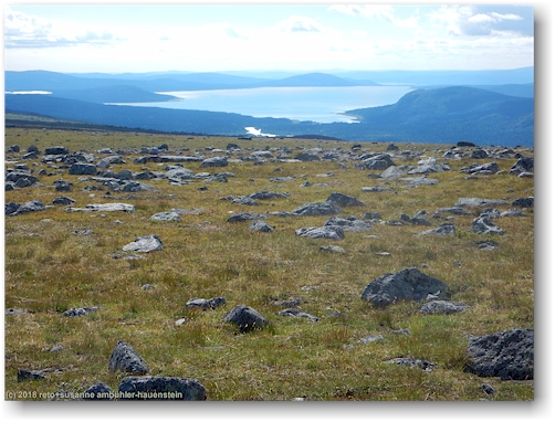 blick vom kungsleden auf den laitaure