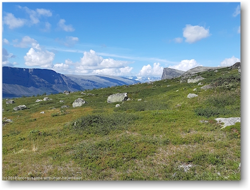 blick vom kungsleden richtung skierfe